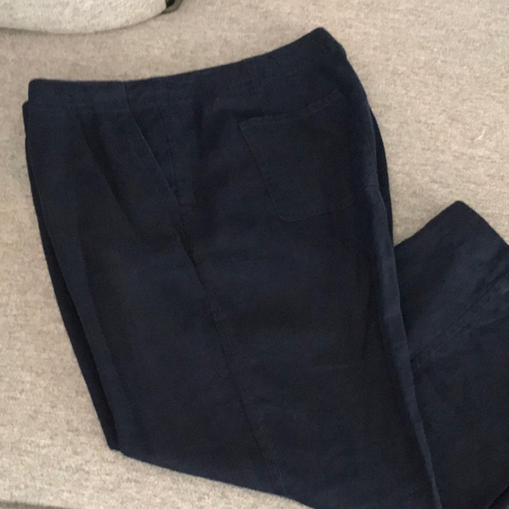 Liz Clairborne Sloane Linen Casual Cropped Pants